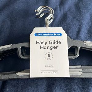 Two Eight Pack, Black Easy Glide Hangers